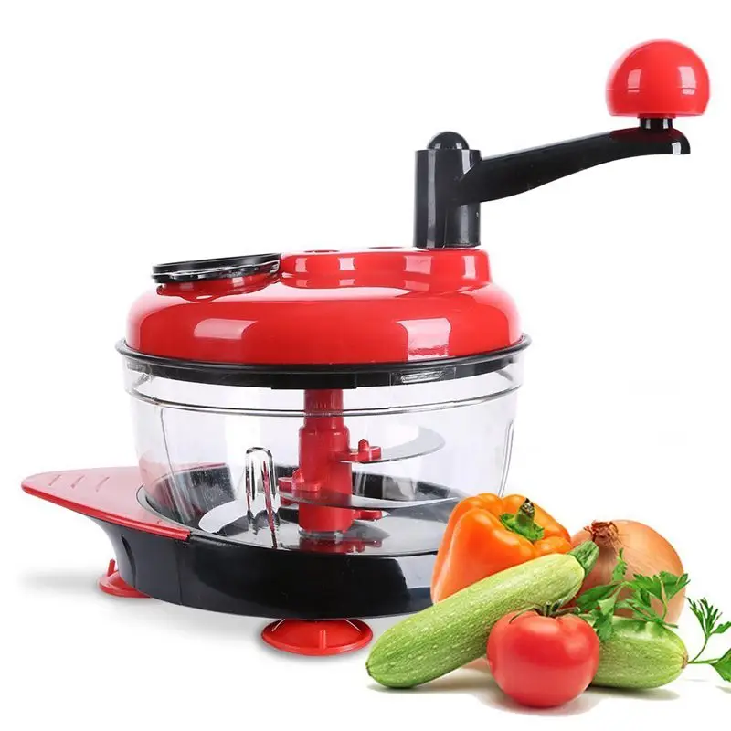 Multifunction Food Processor Kitchen Manual Vegetables Chopper Cutter Mixer Salad Maker Eggs Stirrer Cooking Tools | Дом и сад
