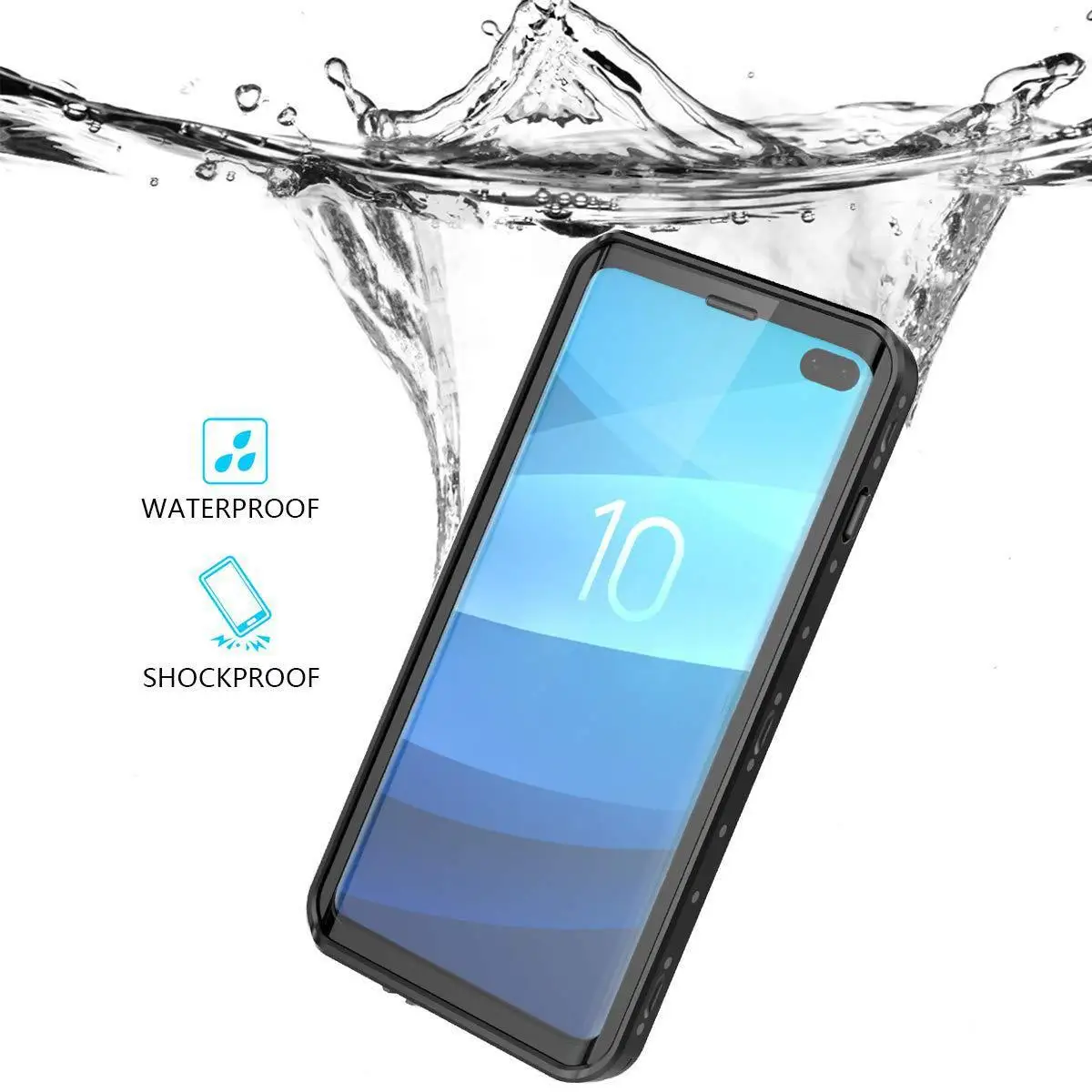 Водонепроницаемый чехол для Samsung S8 Plus S9 S10 Note 8 9 10 водонепроницаемый ударопрочный