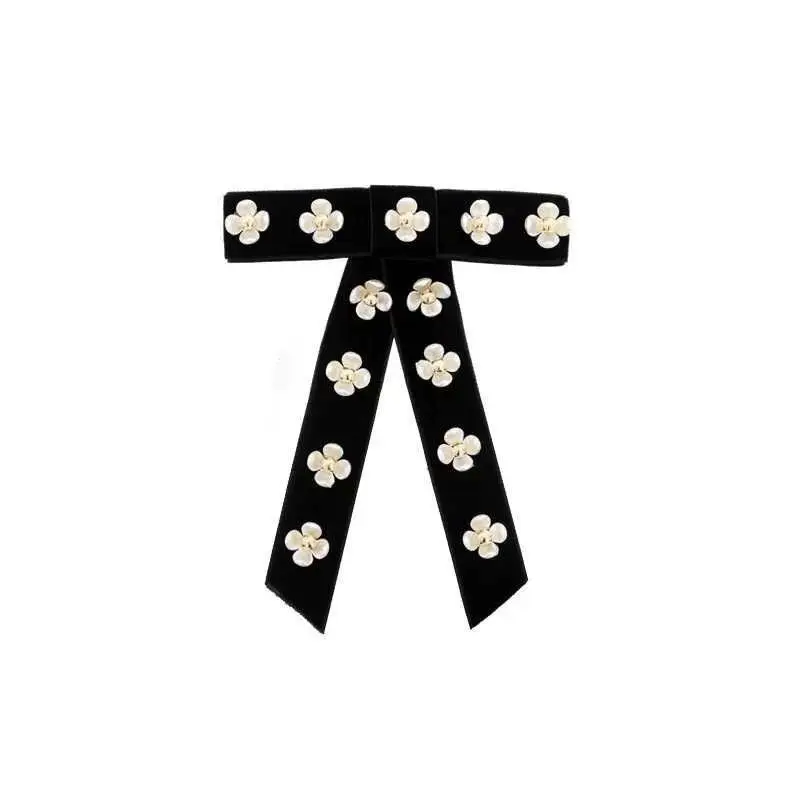

2021 Fashion Black Velvet Big Bow Hairclips Hair Pin Flower Girls Women Sweet BB Clip Hairpins Hair Clips Barrettes Headwear