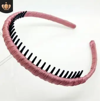 値段 60 ピース/ロット DIY マルチシンプルなサテン手作りヘッドバンドスパイラル純粋なコローレ歯ヘアバンドヘアケア & スタイリングツール HA777