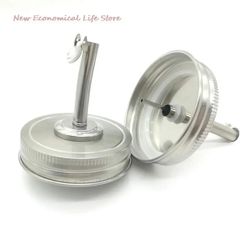 

Oil Lid Oil Pour Spout Dispenser Regular Mouth Oil Pour Lid With Caps Compatible