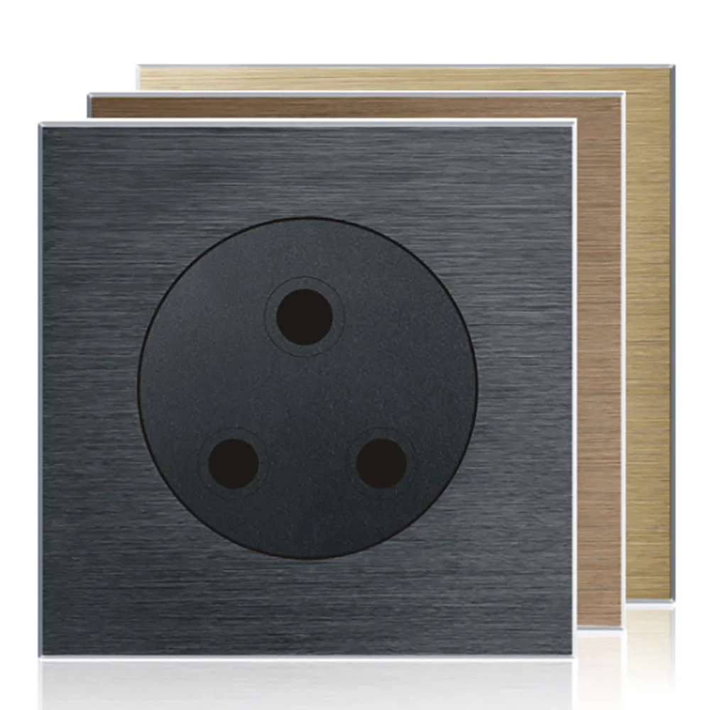 Встраиваемая настенная розетка SANDIY квадратная стандарта ЕС США - Цена: 376.49