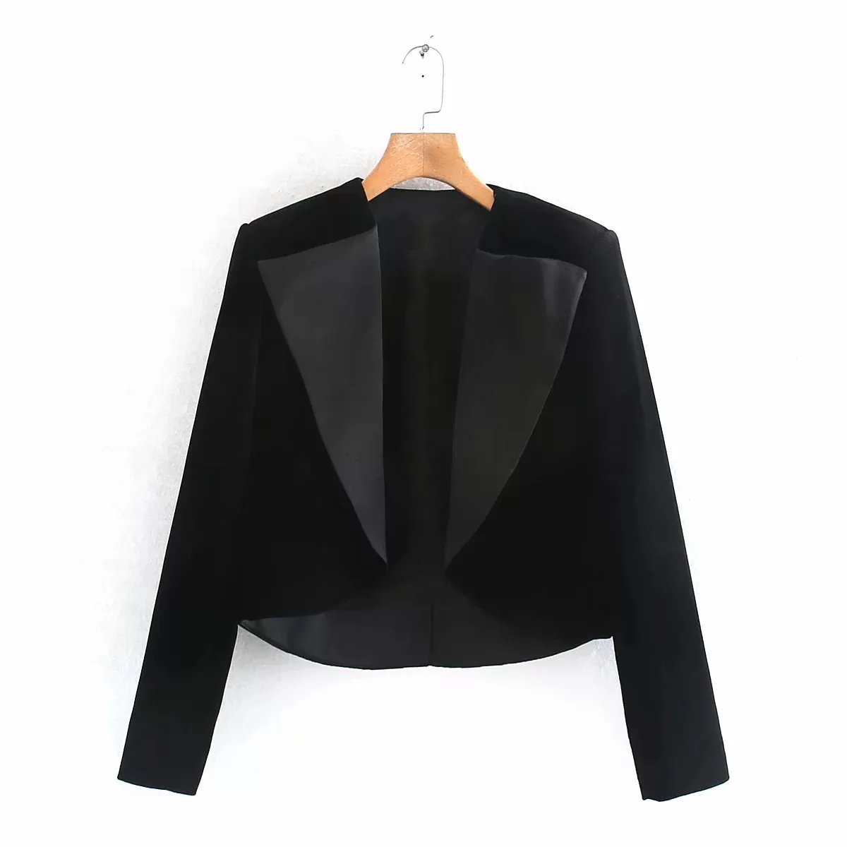 

2021 European and American new women's suit fashion all-match solid color casual jacket