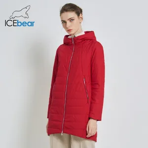 ICEbear Новинка 2019 осеннее пальто для женщин модная женская куртка Высококачественная женская одежда Брендовая женская одежда с капюшоном GWC18005I