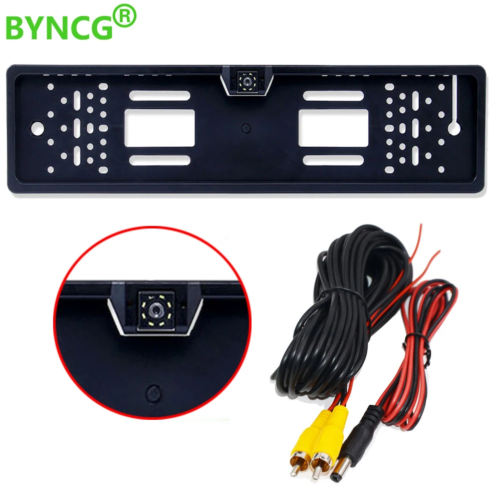Рамка номерного знака европейского стандарта камера заднего вида