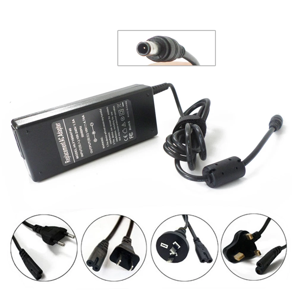 

New Laptop AC Adapter Battery Charger Power Supply Cord For SAMSUNG Np350v5c Np355v5c Np355e7c Np365e5c AD-9019S, AD-9019N 90W