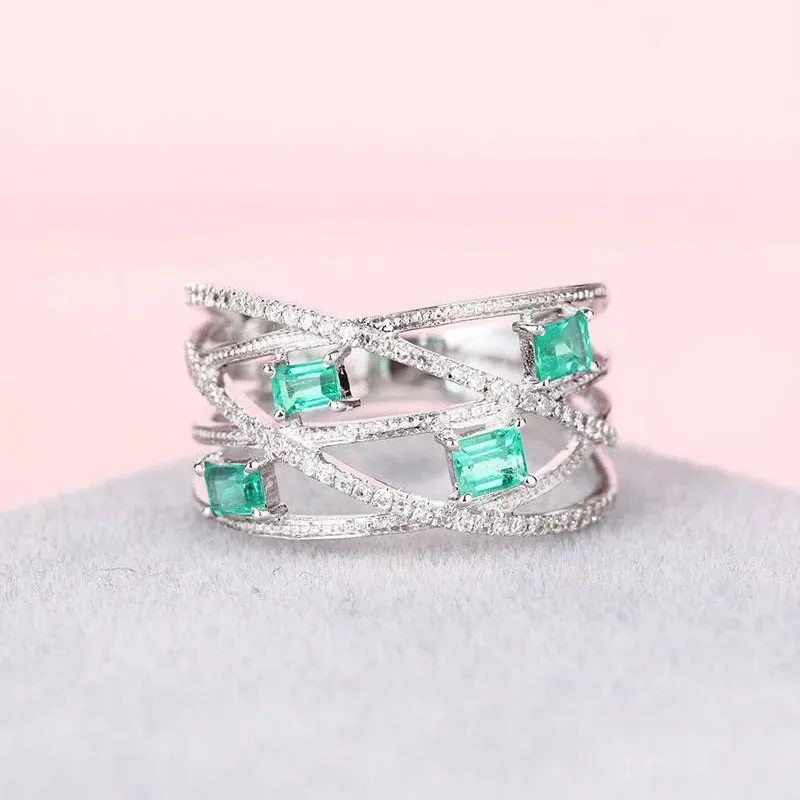 JYA Двухслойное кольцо простое модное преувеличенное розовое красное светло