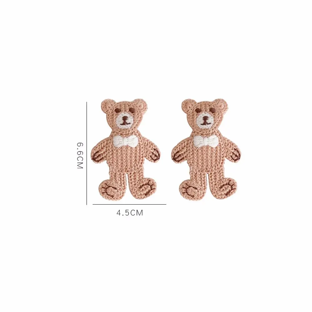 1 шт. заколка для волос с мультяшным медведем милый плюшевый медведь дизайнерский