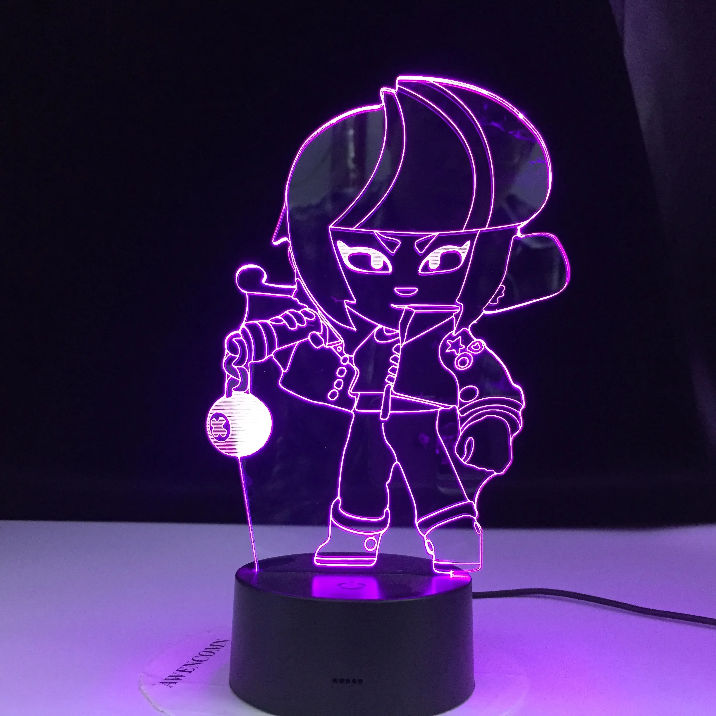 

Latest Supercellsss Game 3D Night Light LED Colors Illusion changing Desk Toy For Kids Birthday Gift Home Decor Dropship