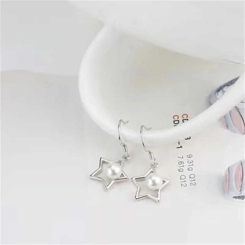 Новая мода пятиконечные звезды серьги для вечерние ювелирные изделия женщин |