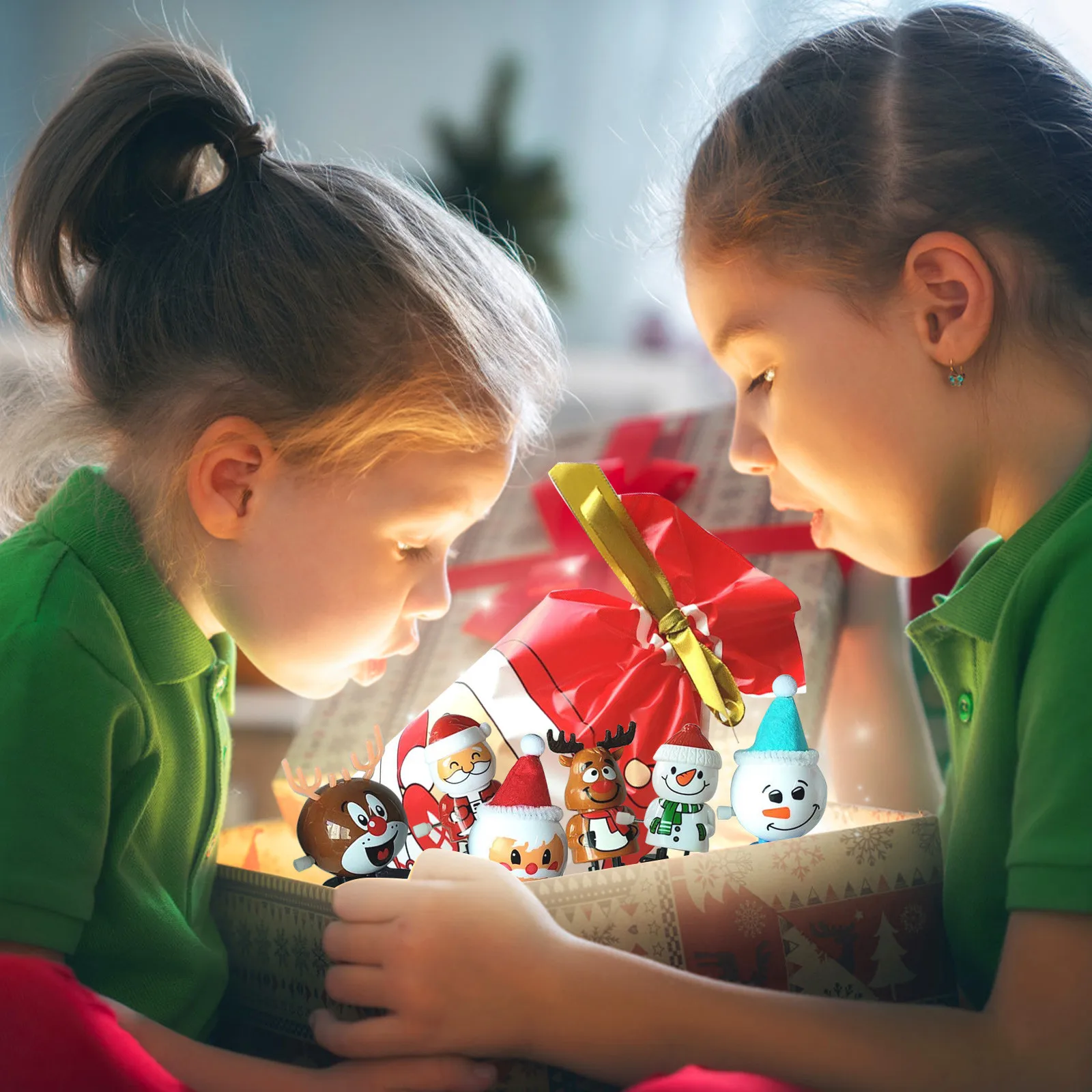 

Игрушка-фиджет для снятия стресса, игрушки для заводного прыжка, подарочная упаковка, Обучающие механические игрушки, Рождественский день, ...