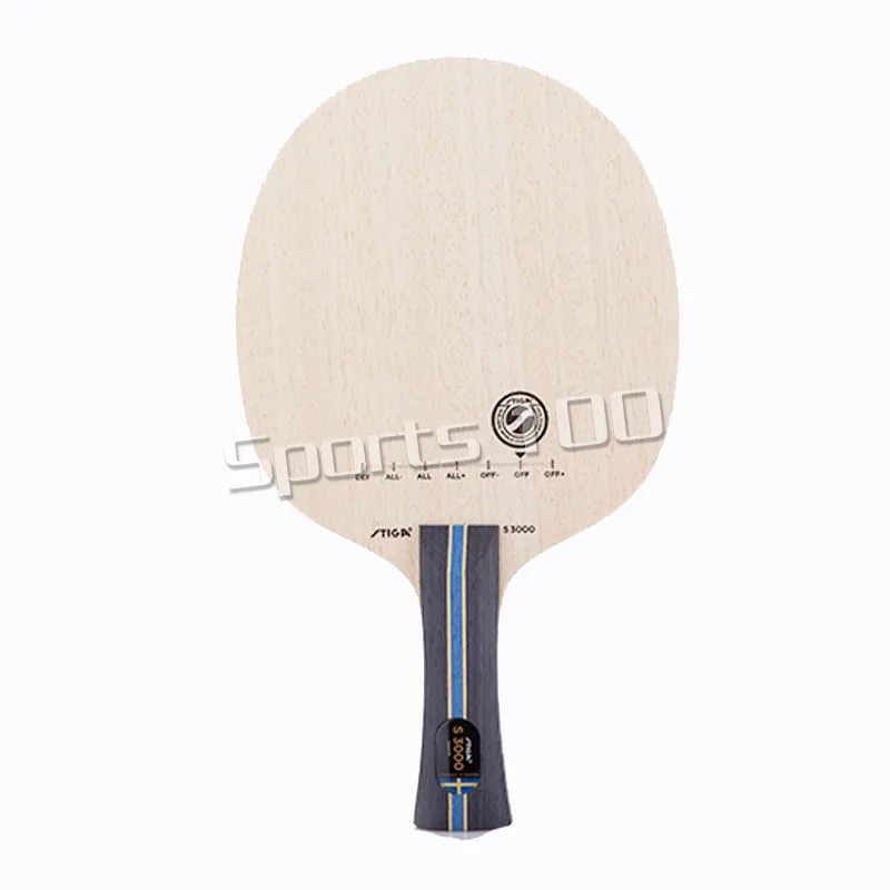 STIGA S3000 Table Tennis Blade (5 Ply Wood) Racket Ping Pong Bat Tenis De Mesa Paddle