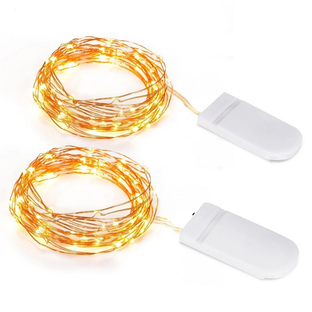 1M 2M 3M 5M Copper Wire LED String Lights Holiday Lighting Waterproof Christmas Garland For New Year Wedding Party Decoration