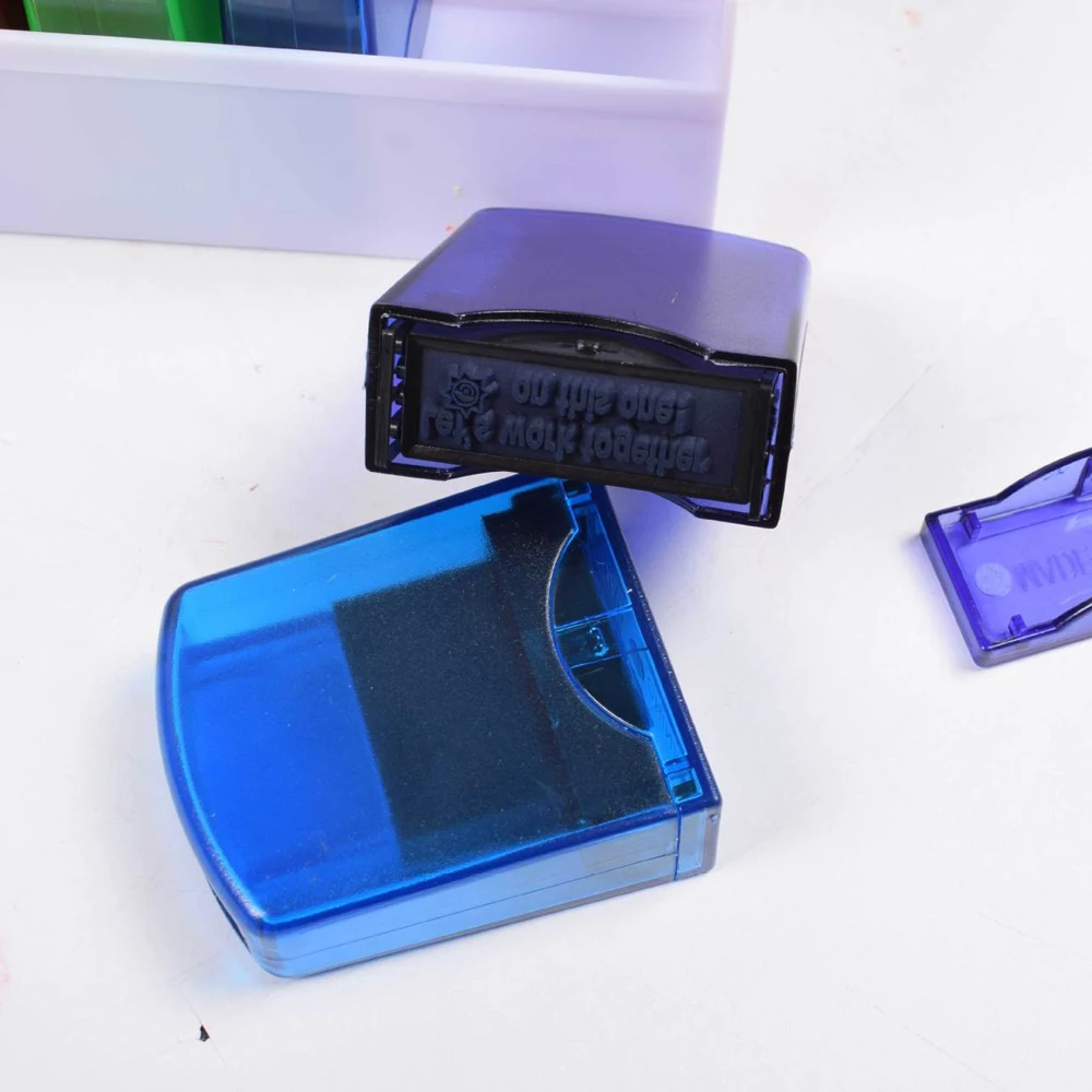 8 видов комментариев учителя цветная чернильная прокладка для печати набор