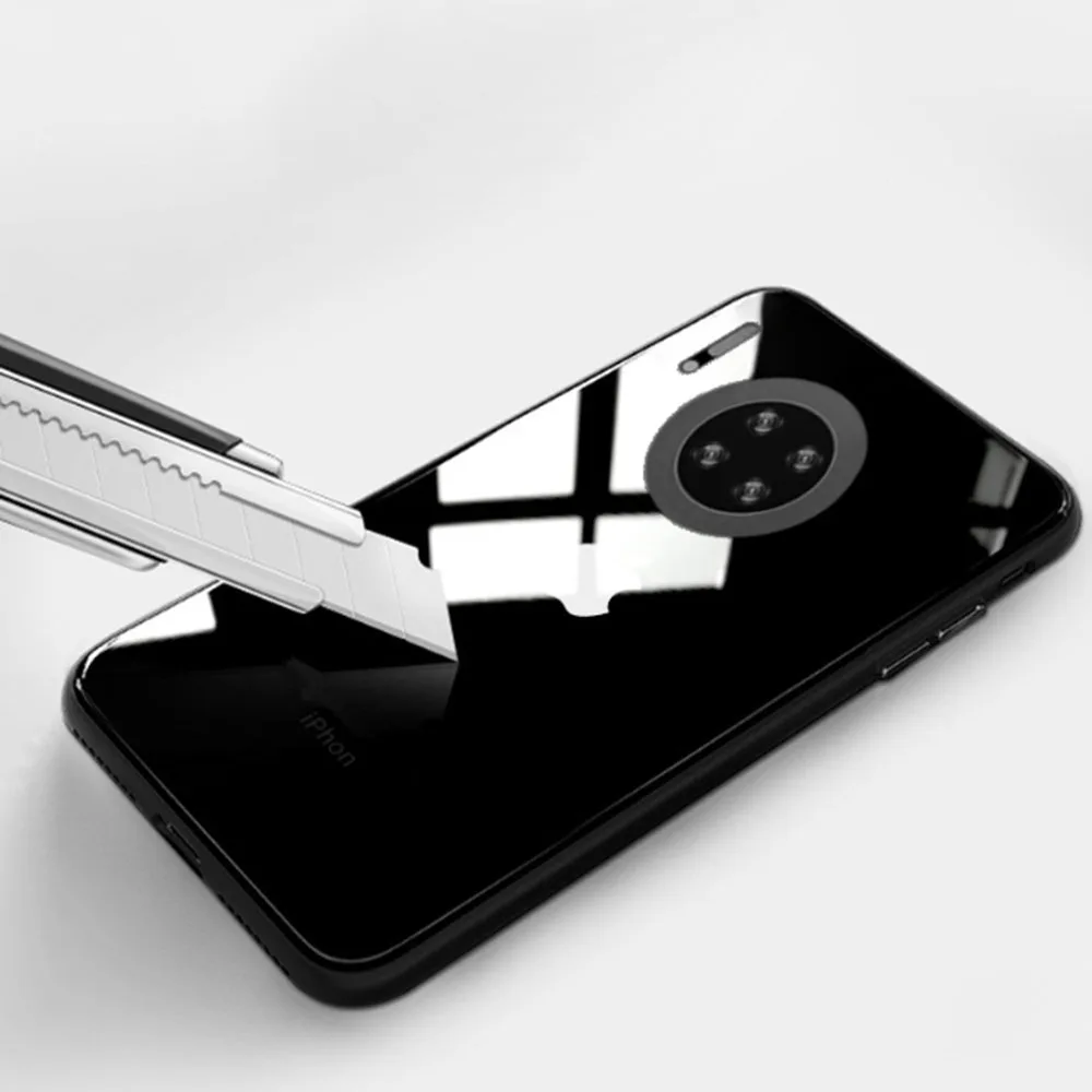 Чехол из закаленного стекла 9H для Huawei mate 20 30 pro 20X P 20lite nova 5 5i противоударный