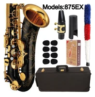 music fancier club tenor saxophone 875ex black lacquer sax tenor mouthpiece ligature reeds neck musical instrument accessories