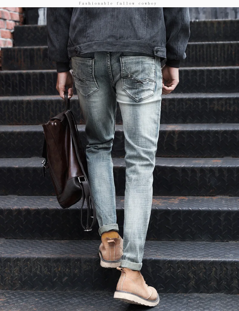 

Spring And Autumn New Fashion Casual Men's Jeans-NZKJ22