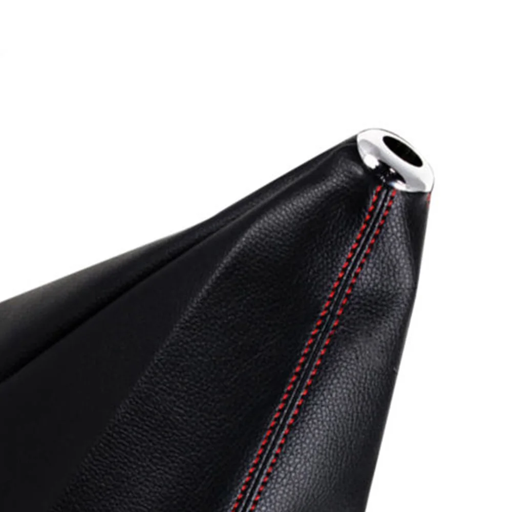 

1pcs Universal Car Gear Shift Collars PU Leather Gear Stick Shift Shifter Knob Cover Boot Gaiter Dust Cover Car Accessories