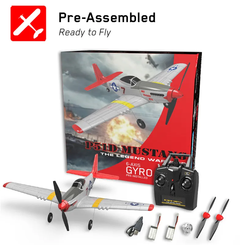 Eachine Mini P 51D EPP 400 мм Wingspan 2 4G 6 осевой Электрический Открытый неподвижное крыло RTF RC