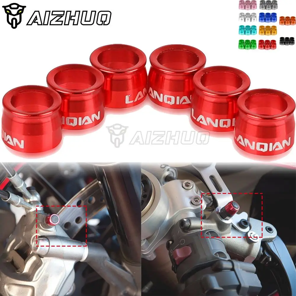 

XJ6 Billet Bleed Valve Cover Kit For YAMAHA XJ-6 2008-2014 2009 10 2011 Diversion Motorcycle Caliper Master Cylinder protection