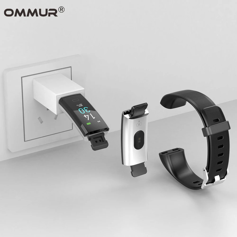 Смарт-браслет OMMUR S5 браслеты спортивное сердце ретрет артериального давления