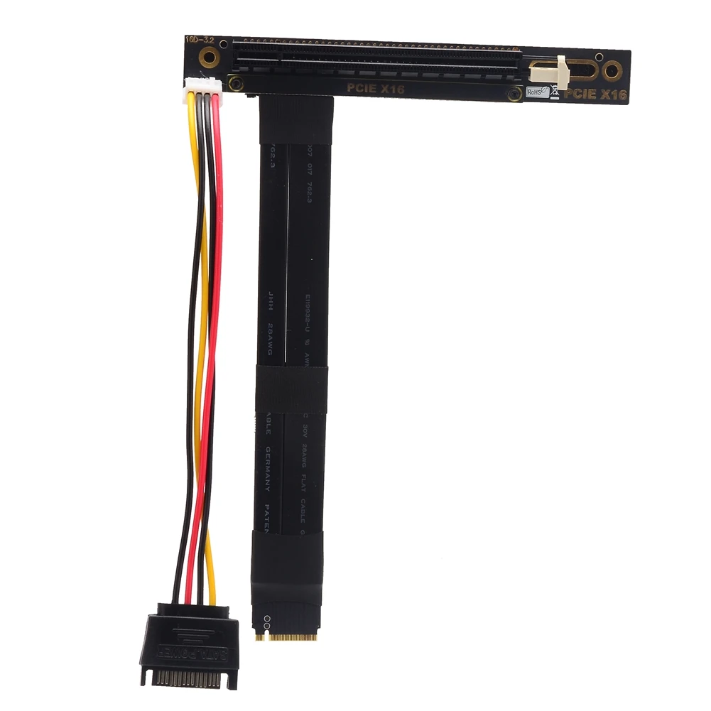 

M.2-MKEY NVME To PCIe Connecting Graphics Card Mining Motherboard Connecting Wiring Multiple Graphics Card External PCIe X4 16X