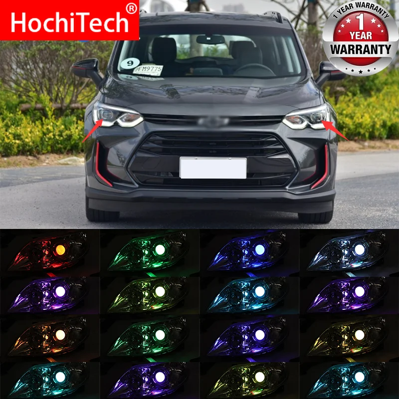 

Wireless Control RGB LED Demon Eyes light Kit For Chevrolet orlando 2018 2019 2020 Projector Lights Lens