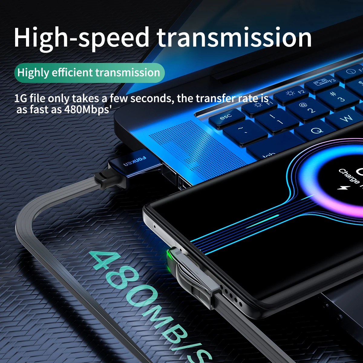 Кабель USB Type-C для быстрой зарядки Huawei P40 Pro Mate 30 P30 | Мобильные телефоны и аксессуары