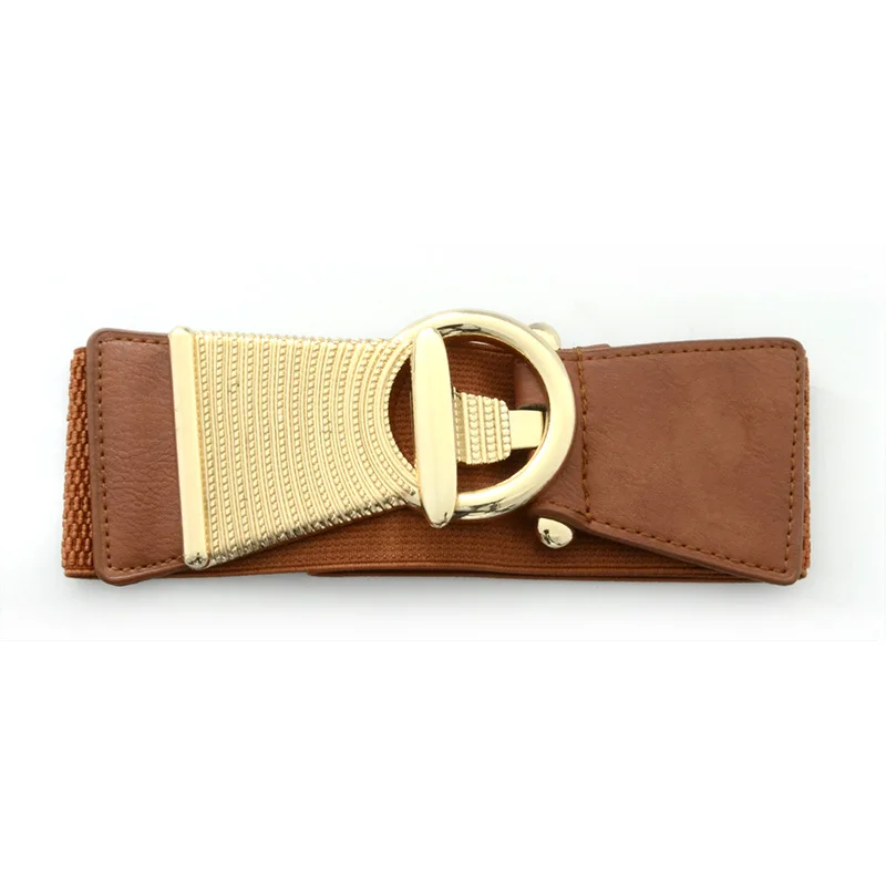 2020 Модный женский универсальный эластичный пояс с металлическим украшением |