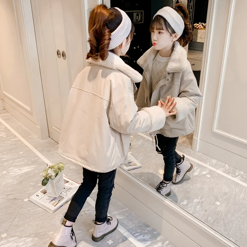 Куртка для девочек осень-зима 2020 новая Корейская версия Детская стеганая куртка