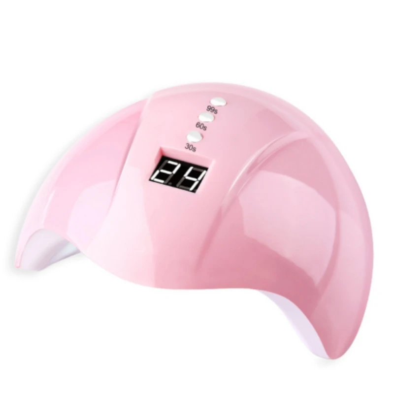 

6W LED Nail Drying Lamp Nail Phototherapy Machine, Professional Fast Nail Curing Dryer Double Lights Source For Polish