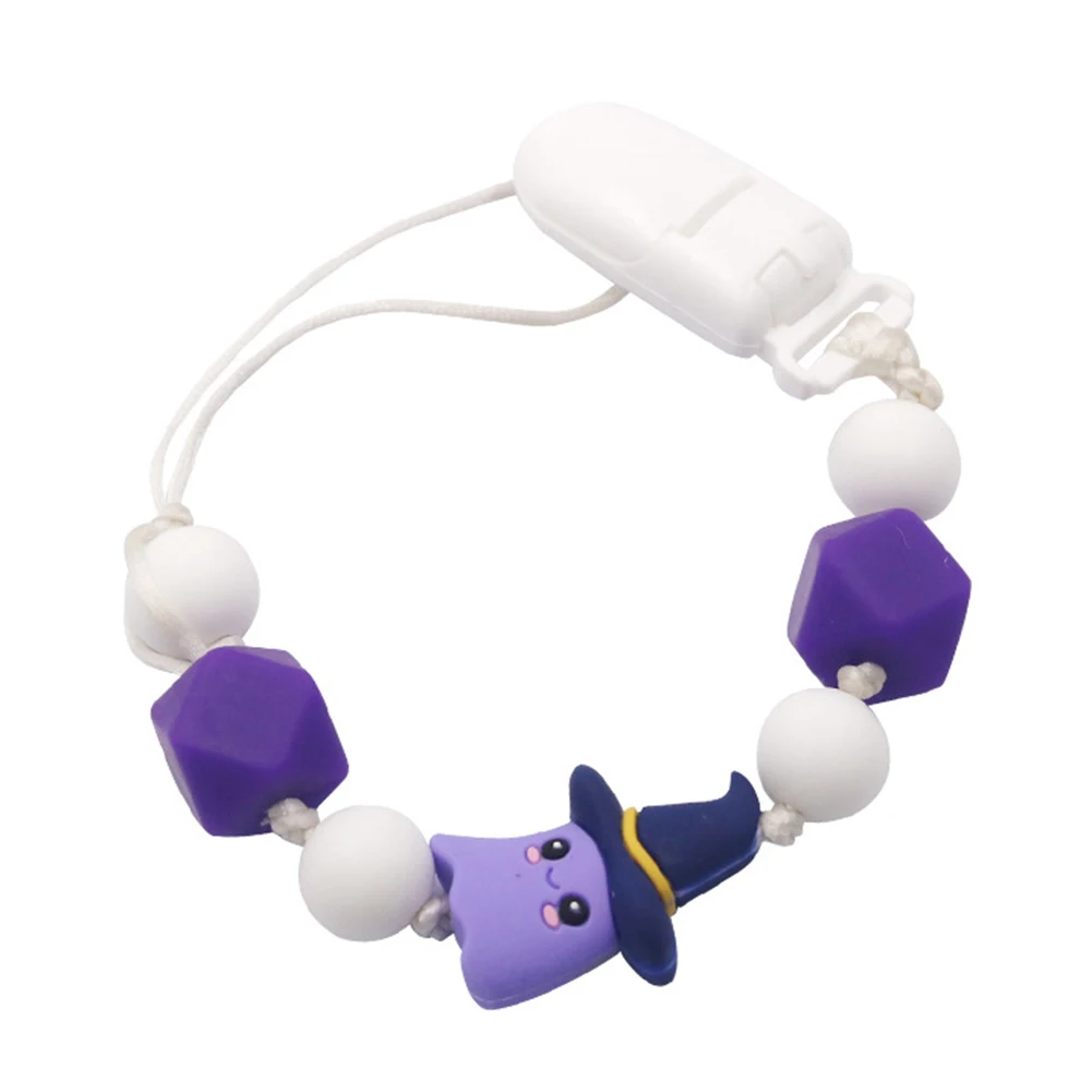 Silicone Кожа/силикон соска зажимы цепи hoiders пустышка плетеная Binky Клип держатель для соски соска цепь для кормления младенцев - Цвет: Silicone