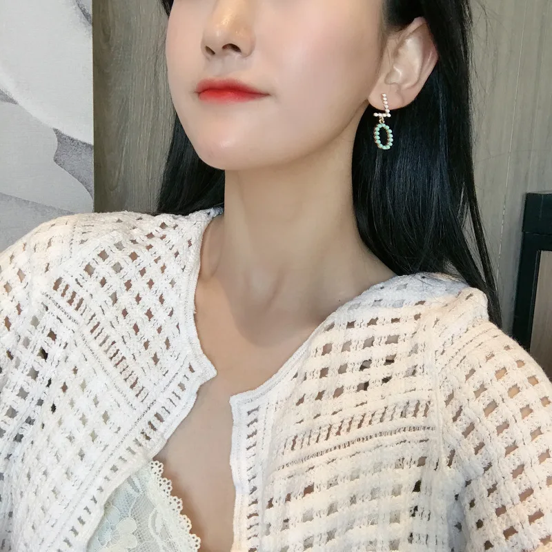 Новые креативные серьги любовь темпераментные Модные женские с маленькими