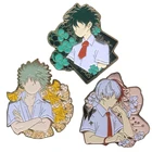 P5939 Dongmanli аниме My Hero Academia фигурка эмалированные булавки значок брошь рюкзак сумка воротник ювелирные изделия с лацканами подарки для детей