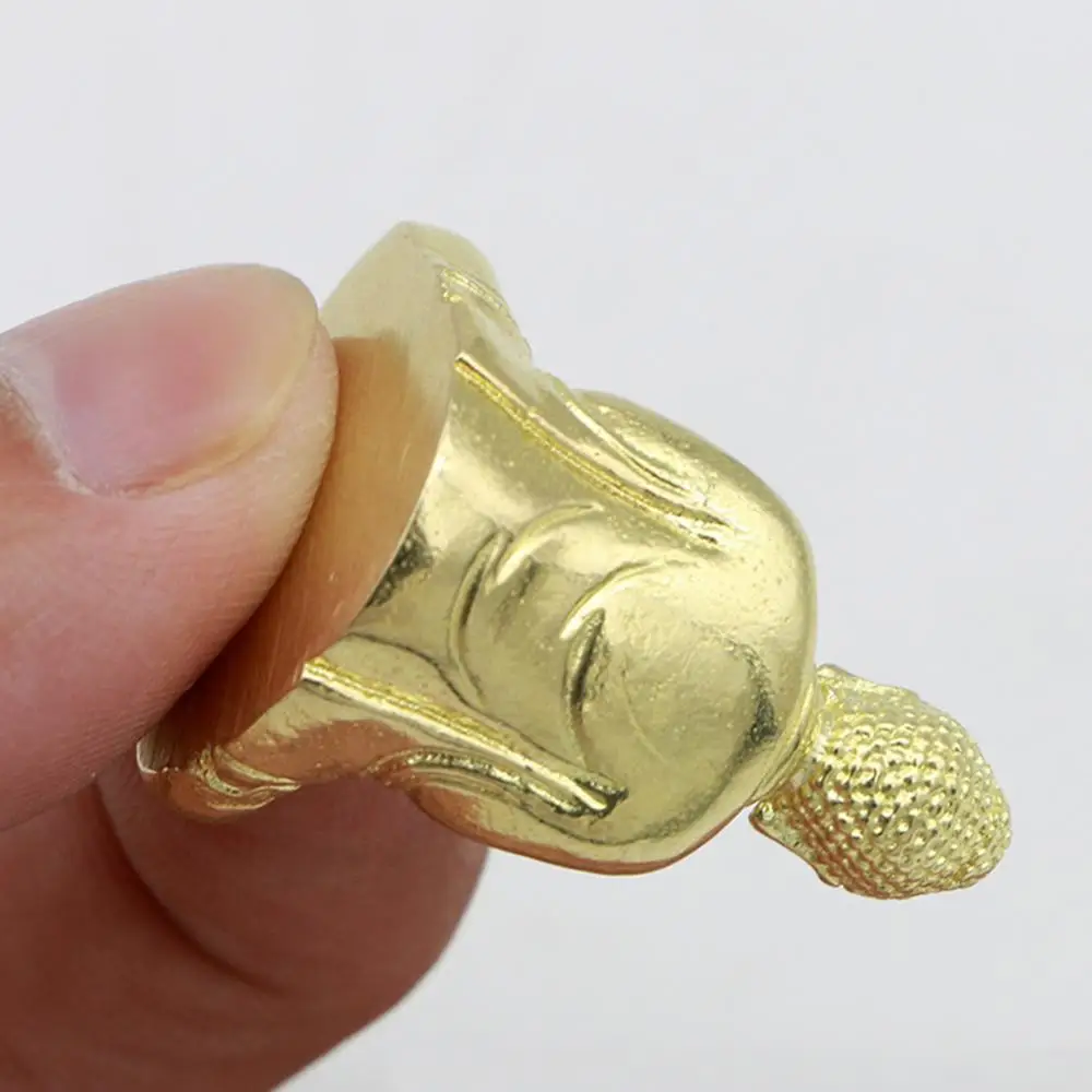 Маленькие латунные статуэтки Будды сидящие Настольное декоративное украшение