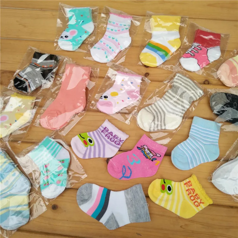 Winter Spring Hot 5Pairs Baby Kids Cute Cartoon Socks Newborn Infant Toddler Soft Cotton Sock Comfortable Ankle For 0-3Y |