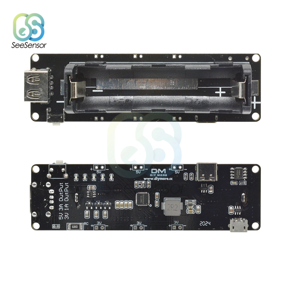 18650 плата для зарядки аккумулятора V3 ESP32 ESP32S Wemos Raspberry Pi Micro USB порт Type A 0.5A