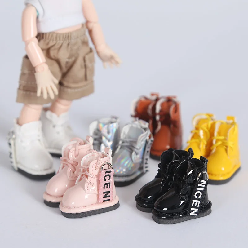 

Ob11 детская обувь, кожаные сапоги, детская обувь для девочек, холала, простой кукольная обувь