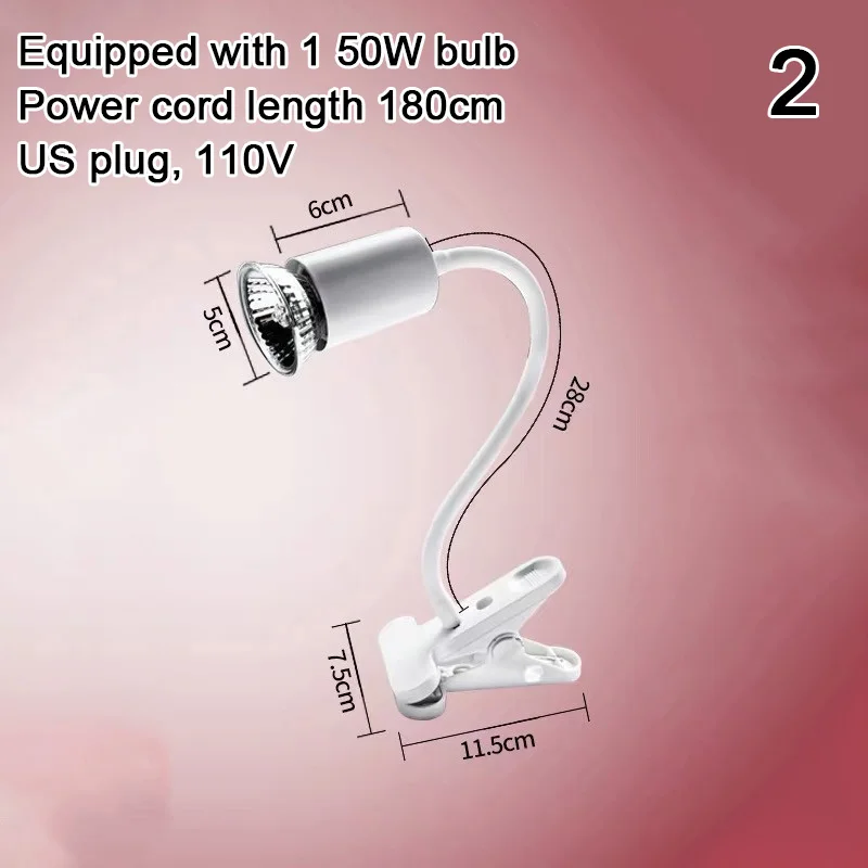 

UVA+UVB 3.0 Reptile Lamp Kit with Clip-on Ceramic Light Holder Turtle Basking UV Heating Lamp Set Tortoises Lizard Lighting NEW