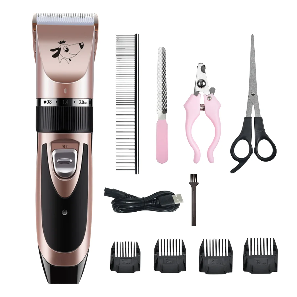 

Набор инструментов для стрижки домашних животных, комплект специальной машинки для стрижки шерсти, USB-зарядка, портативный триммер для дома...