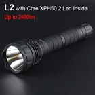 Конвой L2 с Cree XHP50.2 Led Linterna фонарик супер мощный фонарик 26650 Охота Отдых на природе Портативный освещение 2400lm фонарь светодиодный налобный фонарь