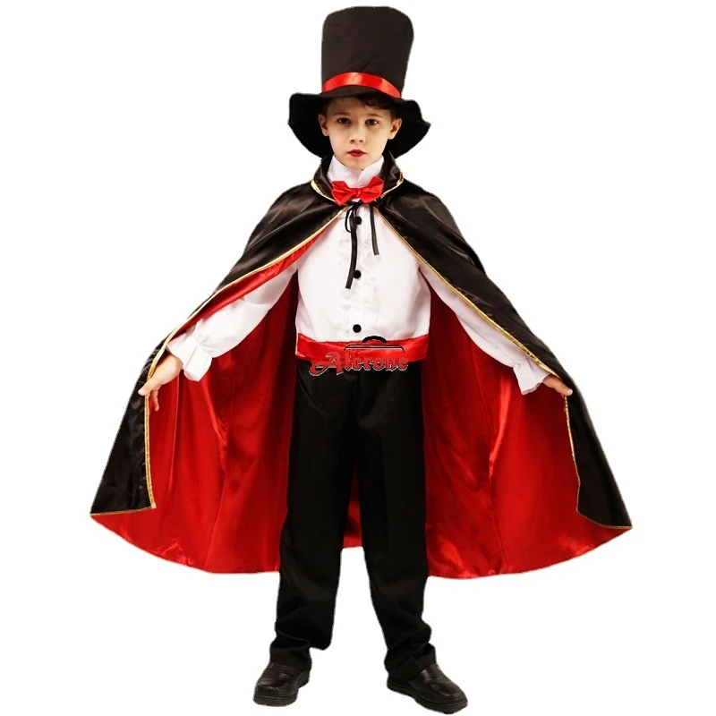 Детские наряды принца вампира костюм ужас кровавый Хэллоуин карнавальные