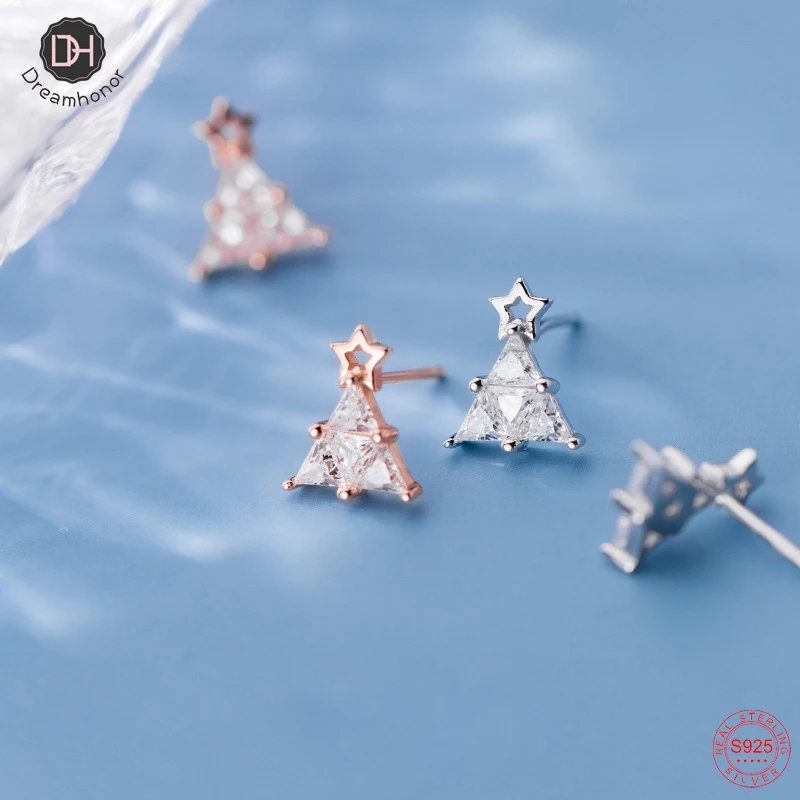 Новые рождественские серьги Dreamhonor украшения в виде снеговика с кристаллами