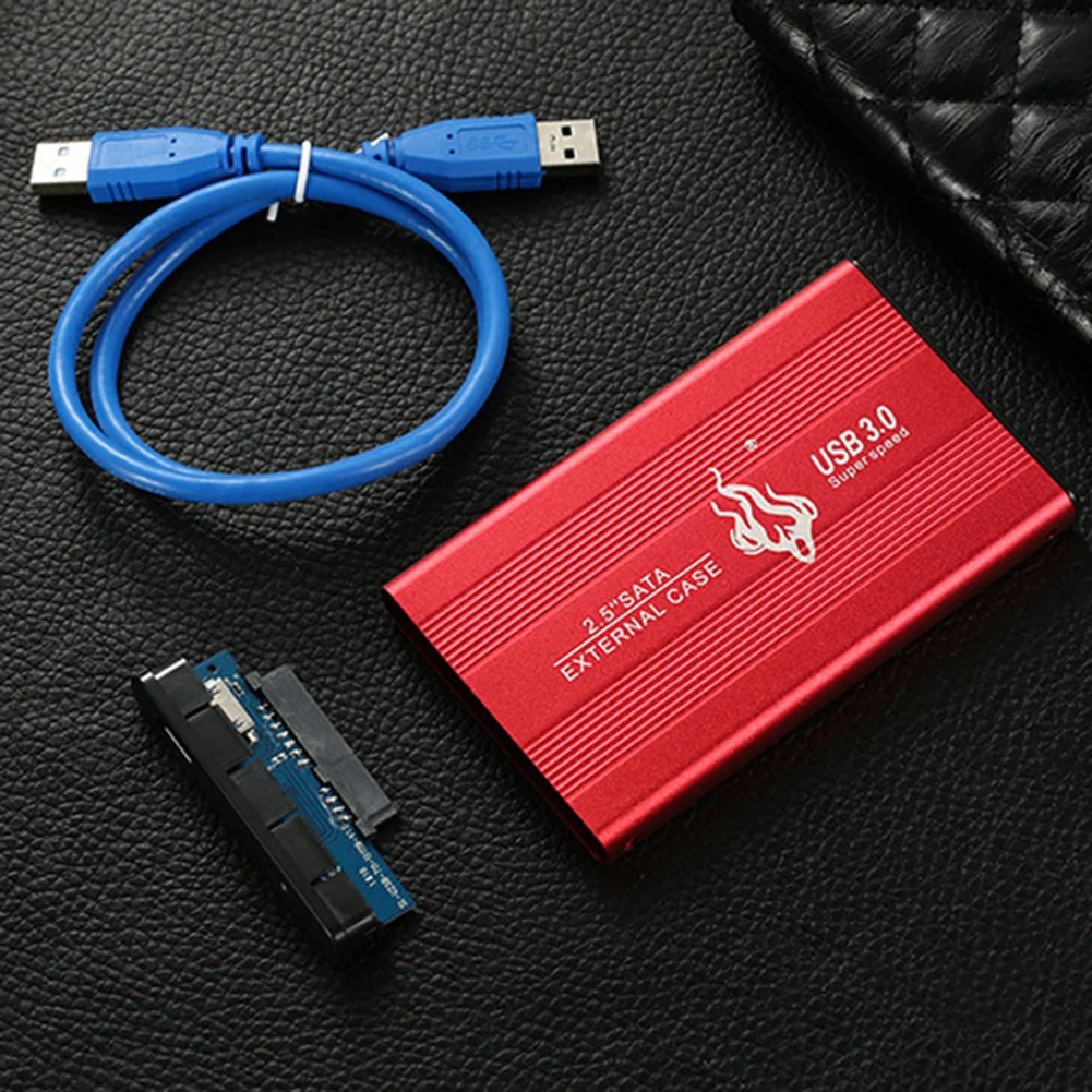 Алюминиевый корпус 500 Гб/1 ТБ/2 ТБ 2,5 дюйма USB 3,0 SATA внешний HDD мобильный жесткий диск для ПК планшет/ноутбук/настольный компьютер