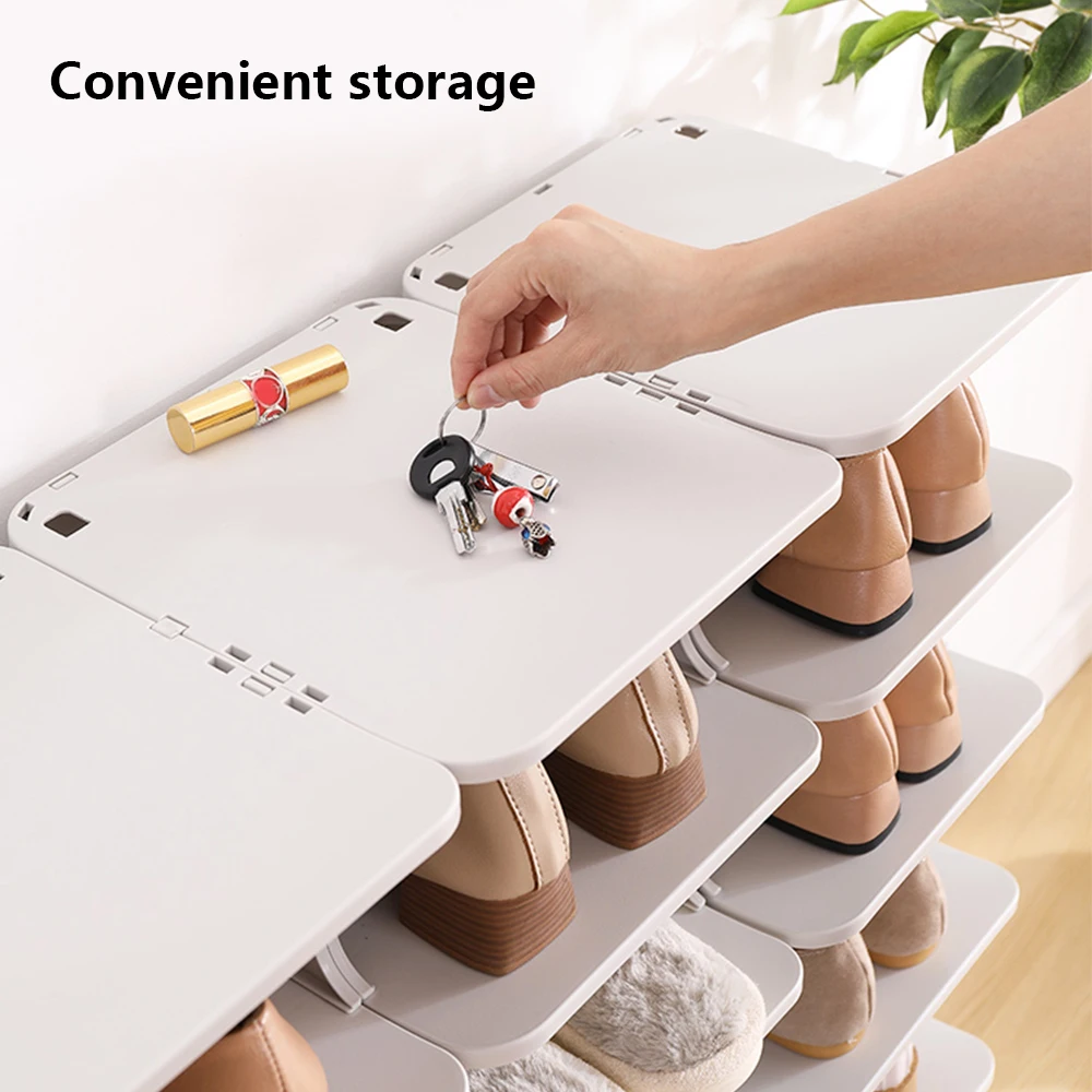 4 шт/6 шт обувные стеллажи компактные простые комбинированные ящики обувной шкаф