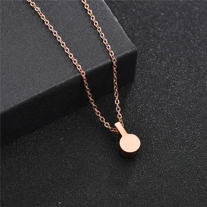 ELSEMODE романтическое розовое золото CZ кубический цирконий камень кулон ожерелье