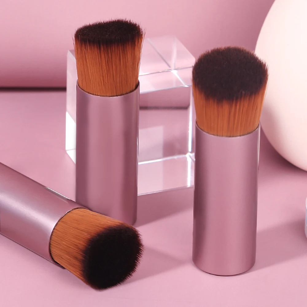 

1Pc Multifunction Mini Flat Oblique Head Makeup Brush Liquid Foundation Makeup Brush Makeup Tools