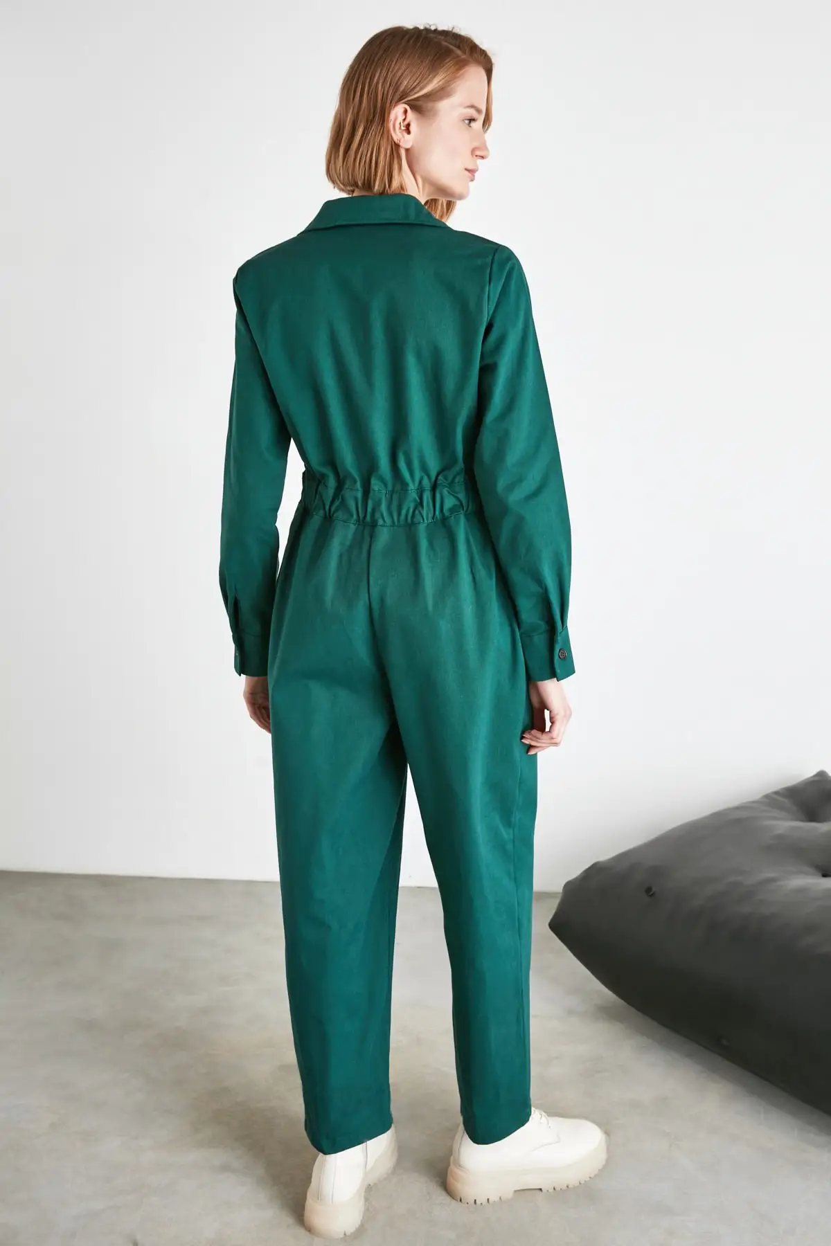 

Trendyol Shirt Collar Jumpsuit TWOAW21TU0103