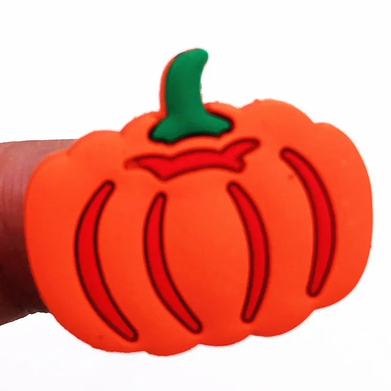 9 шт./компл. мультфильм овощи фигура Тыква Форма ПВХ плоская задняя часть для DIY