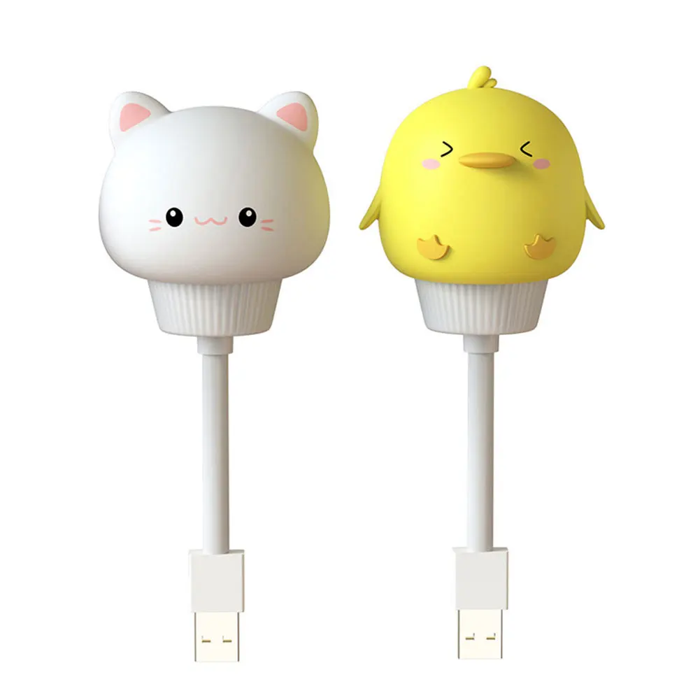

LED Night Light Plug in Wall USB Remote Control Cartoon Duck Shape Bedroom Lamp baby room decoration children's toy gift